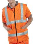 Beeswift Reversible Hi-Vis Interactive Bodywarmer. (Each)