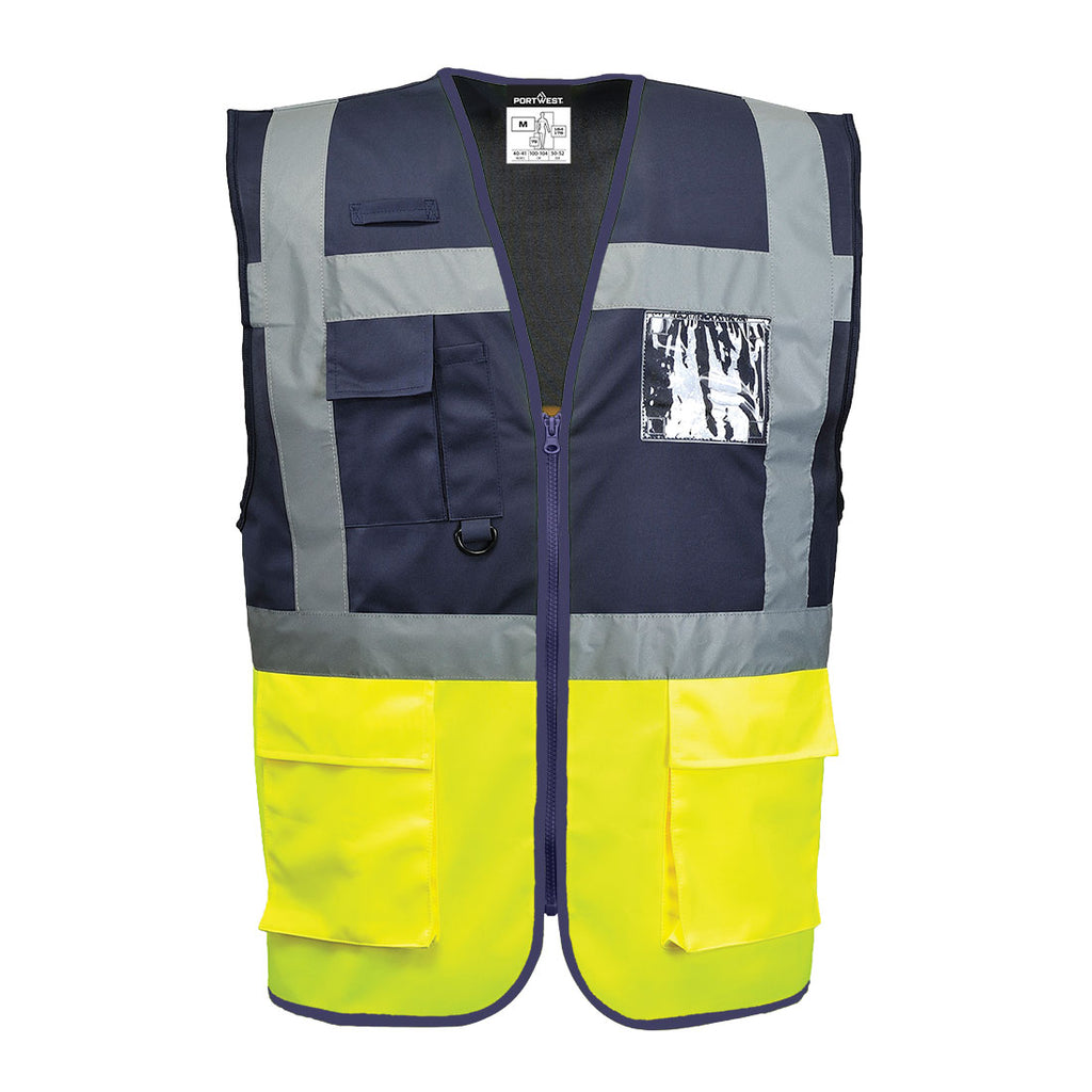 Portwest Paris Hi-Vis Contrast Executive Vest - Style C276