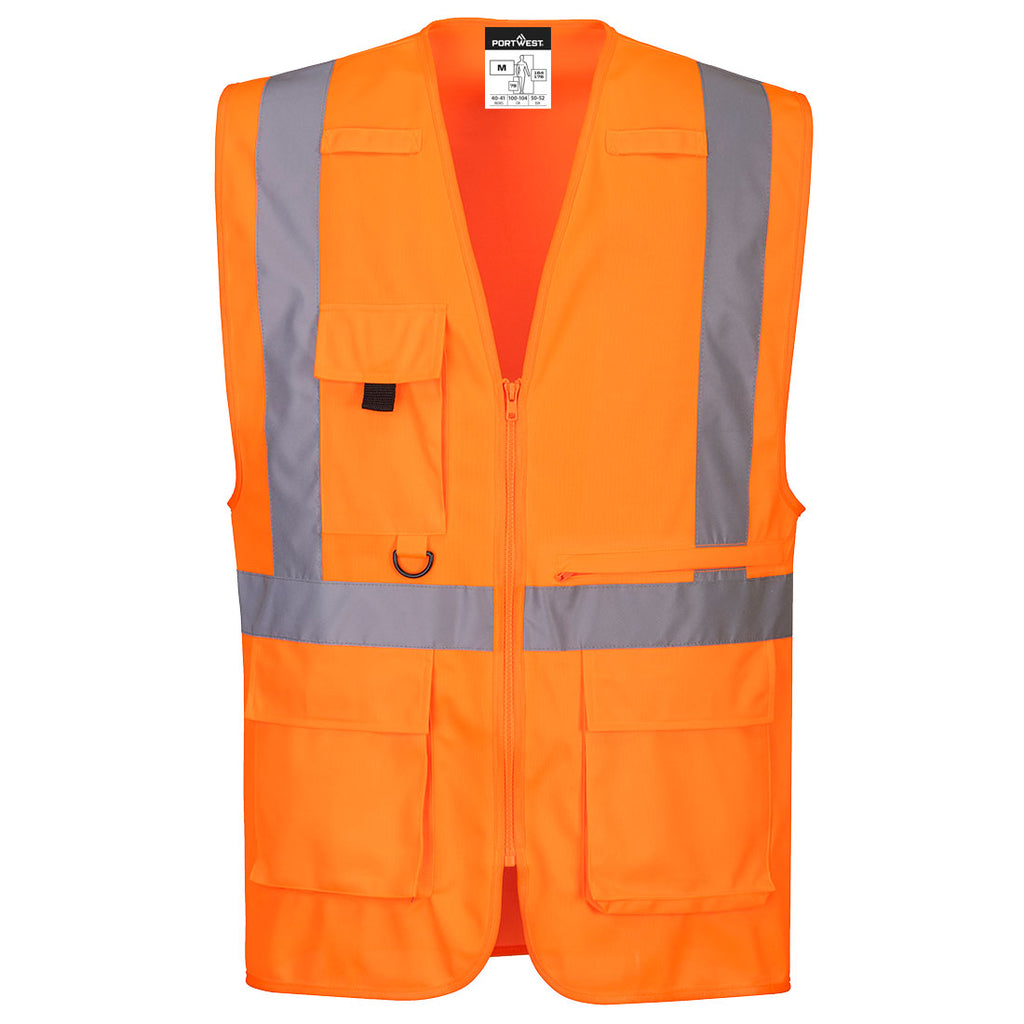 Portwest Hi-Vis Tablet Pocket Executive Vest - Style C357