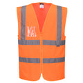 Portwest Hi-Vis Zipped Band and Brace Vest - Style C371