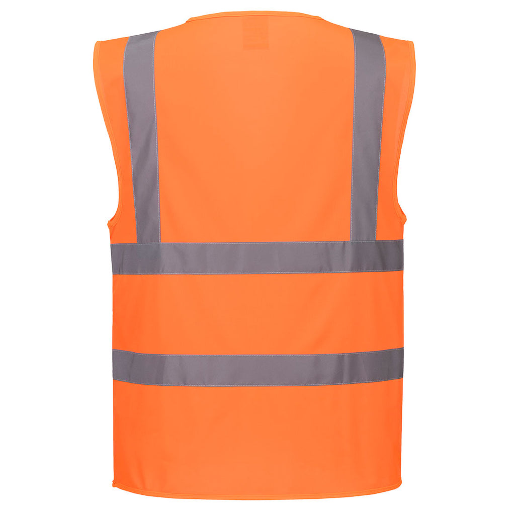 Portwest Hi-Vis Zipped Band and Brace Vest - Style C371