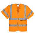 Portwest Hi-Vis Band and Brace Zip Vest S/S - Style C372