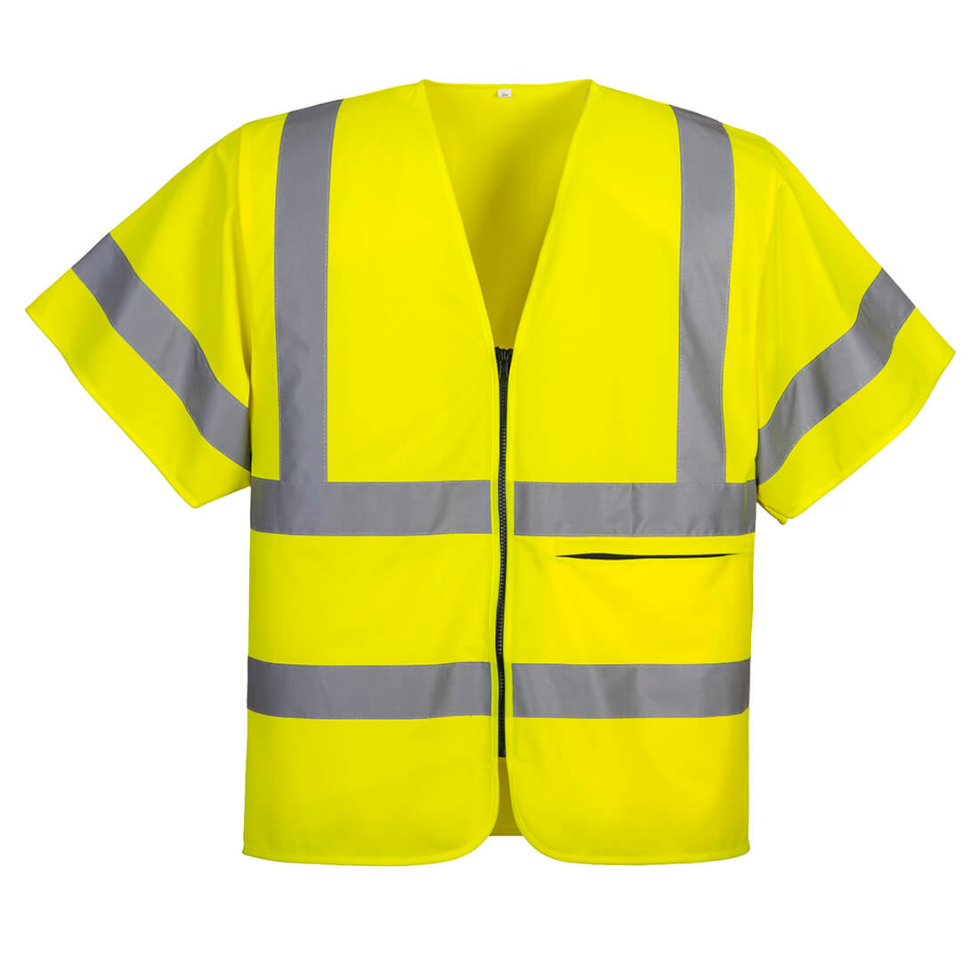 Portwest Hi-Vis Band and Brace Zip Vest S/S - Style C372