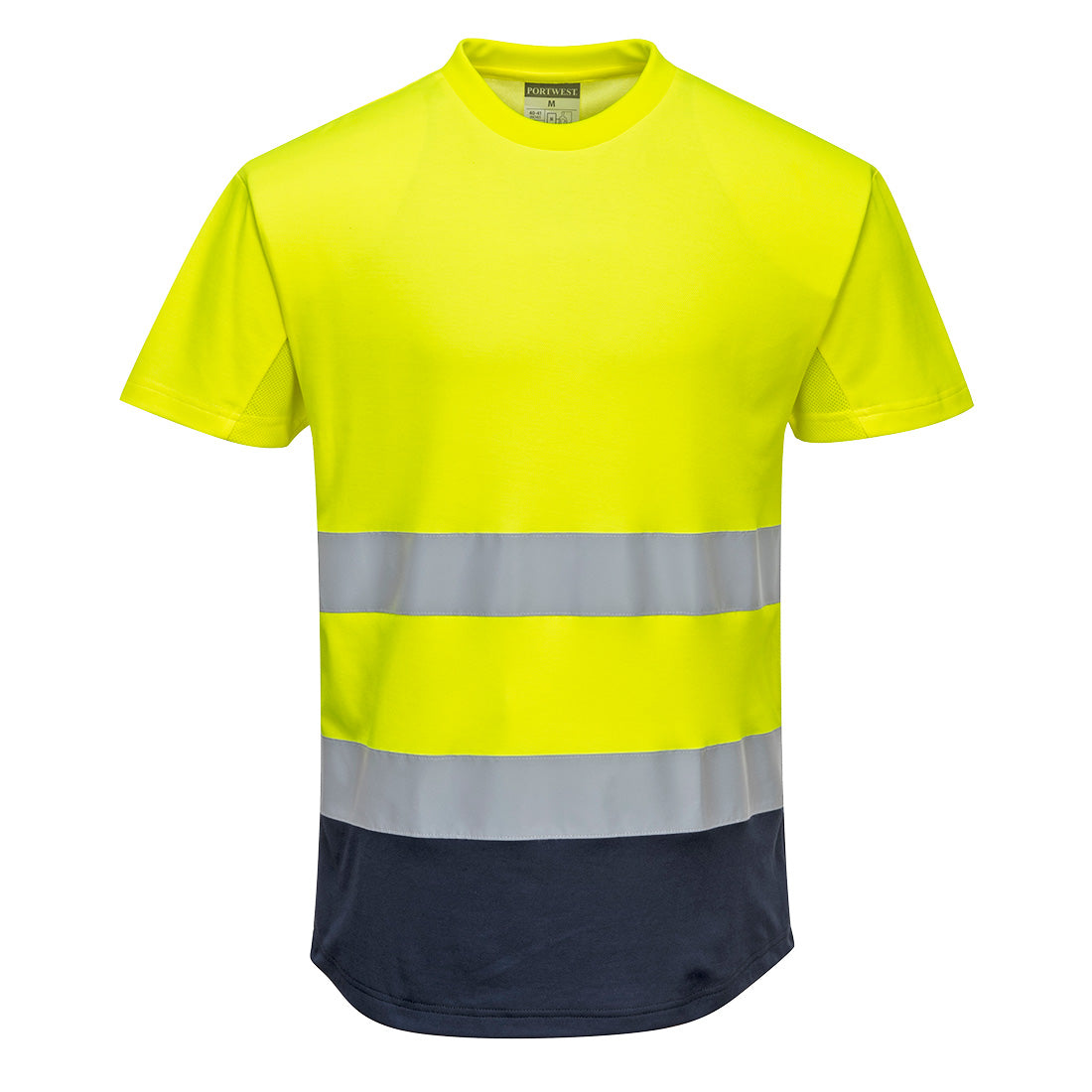 Portwest Hi-Vis Contrast Mesh Insert T-Shirt S/S - Style C395
