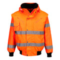 Portwest Hi-Vis 3-in-1 Bomber Jacket - Style C467