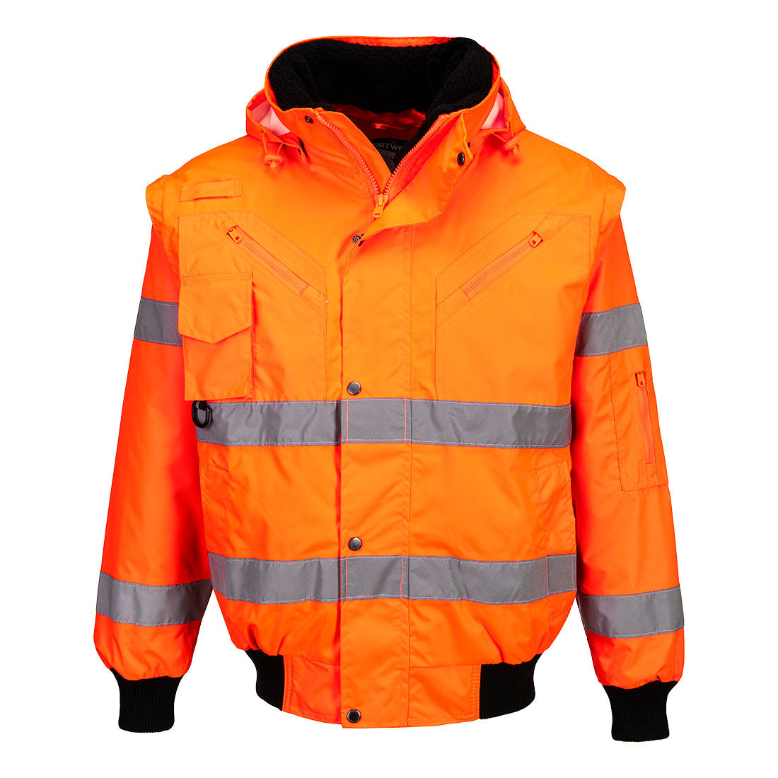 Portwest Hi-Vis 3-in-1 Bomber Jacket - Style C467