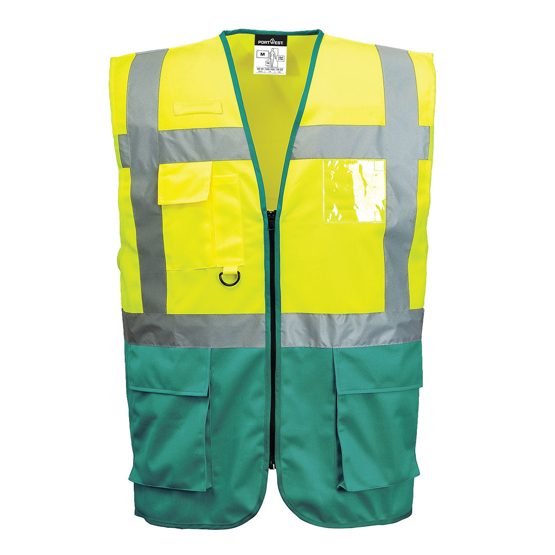 Portwest Warsaw Hi-Vis Contrast Executive Vest - Style C476