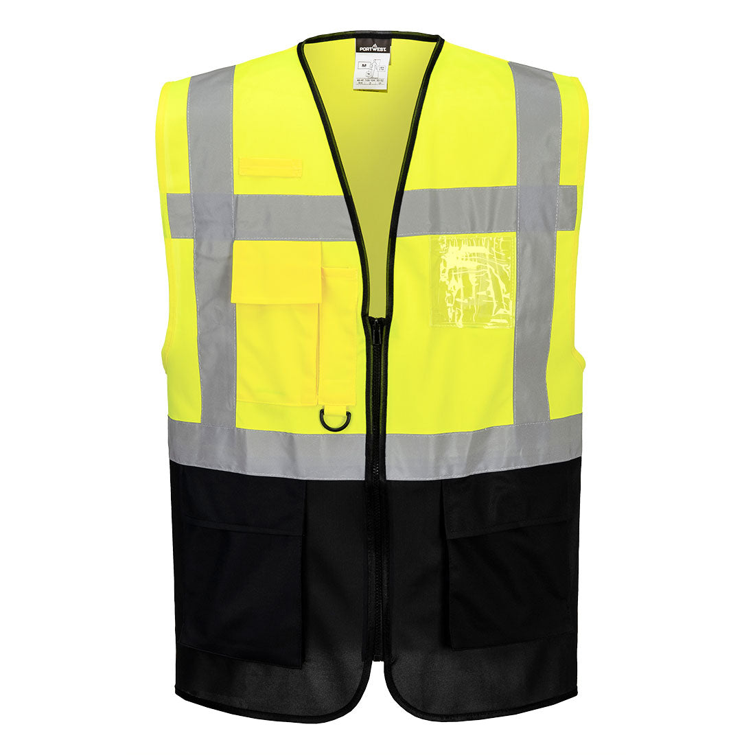 Portwest Warsaw Hi-Vis Contrast Executive Vest - Style C476