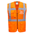 Portwest Madrid Hi-Vis Half Mesh Executive Vest - Style C496