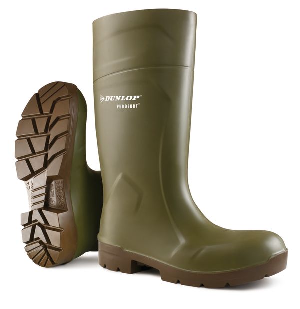 Dunlop Purofort Multigrip Safety Wellingtons.