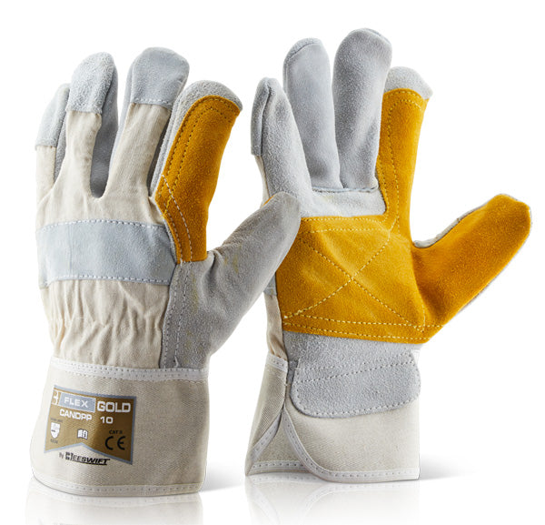 Beeswift Canadian Double Palm High Quality Rigger Gloves. (Per 10)