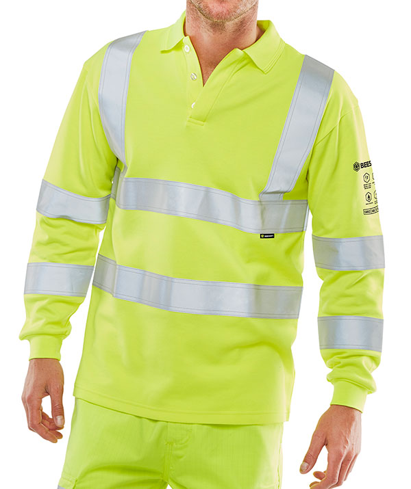 Beeswift Arc Compliant Hi-Vis Polo Shirt. (Each)