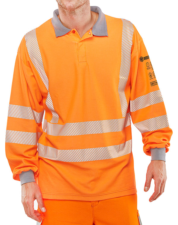 Beeswift Arc Compliant Rail Spec Polo Shirt. (Each)