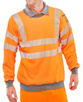 Beeswift Arc Compliant Hi-Vis Rail Spec Sweatshirt. (Each)