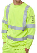 Beeswift Arc Compliant Hi Vis Sweatshirt. (Each)