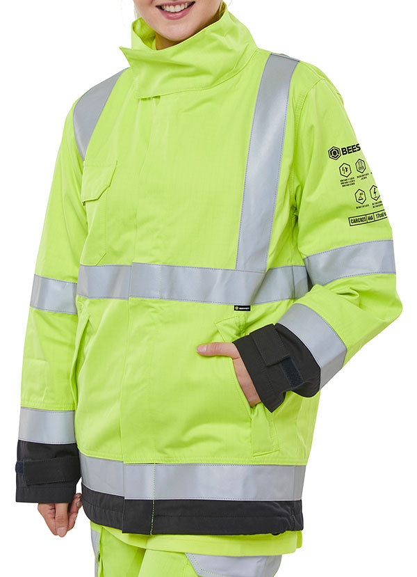Beeswift Arc Complinant Woven Hi-Vis Two-Tone Jacket. (Each)