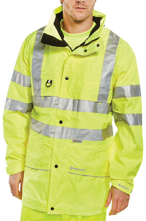 Beeswift Carnoustie Hi-Vis Jacket. (Each)