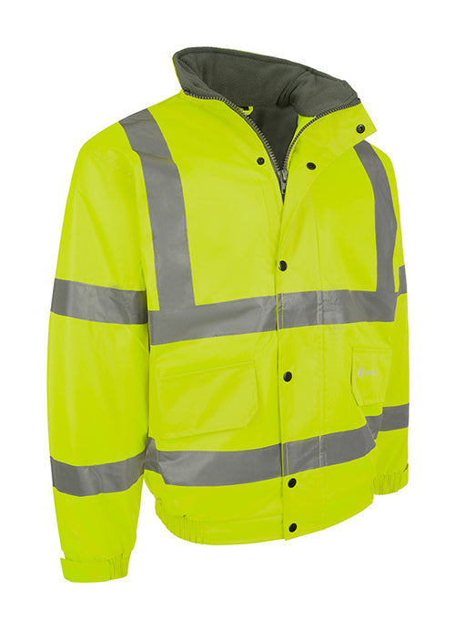Beeswift Hi-Vis Fleece Lined Bomber Jacket. (Each)