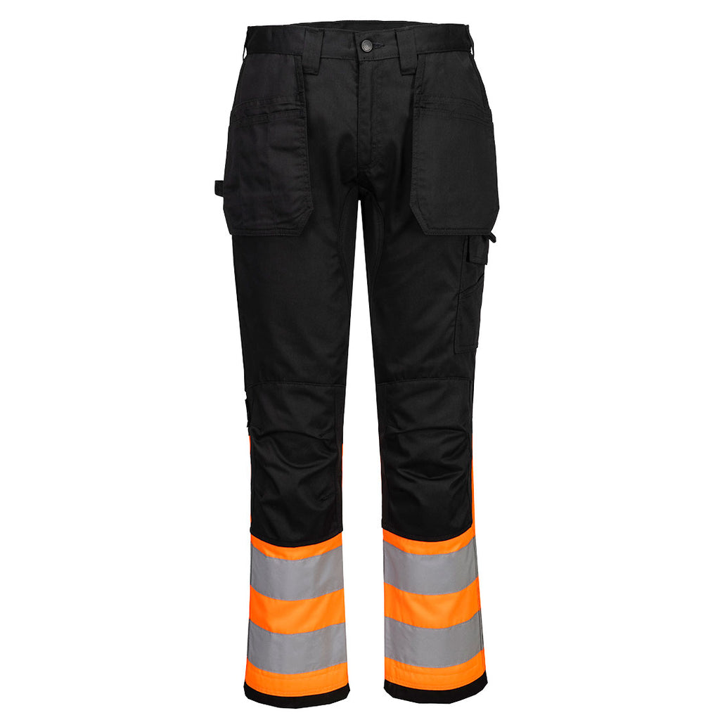 Portwest WX2 Eco Hi-Vis Holster Trouser Class 1 - Style CD858