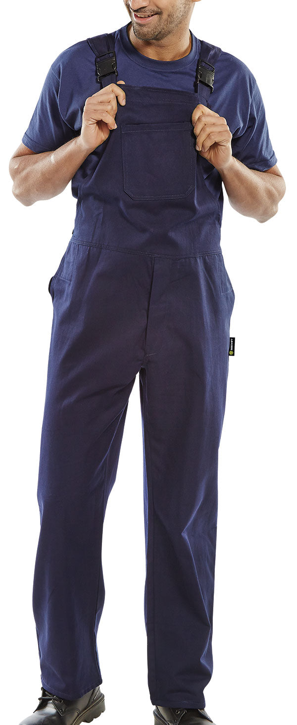 Beeswift Cotton Drill Bib And Brace. (Each)