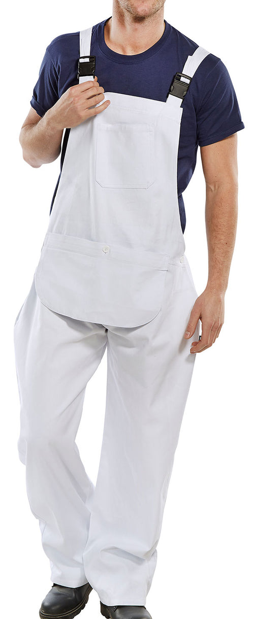 Beeswift Cotton Drill Bib And Brace. (Each)
