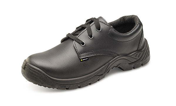 Beeswift Smooth Leather Tie Shoe. (Pair)