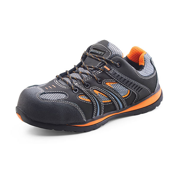 Beeswift Action Trainer Shoe Non Metallic. (Pair)