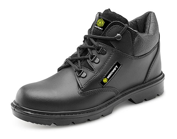Beeswift Leather Mid Cut Midsole Boot. (Pair)