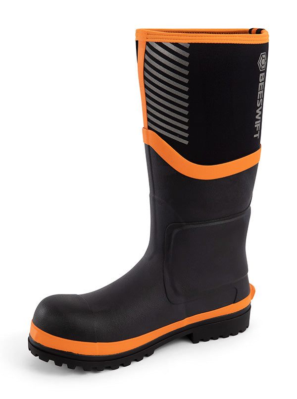 Neo Force Neoprene Fully Safety Wellington. (Pair)