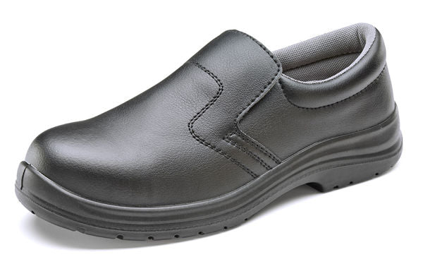 Beeswift Micro-Fibre Slip On Shoe S2. (Pair)