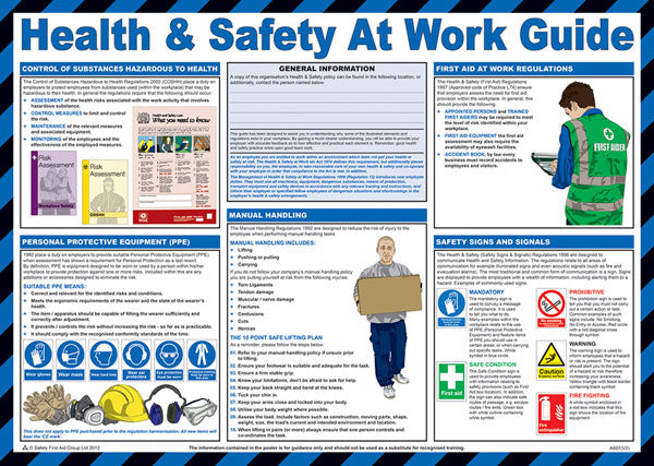 Click Medical Health And Safety At Work Poster. (Each)