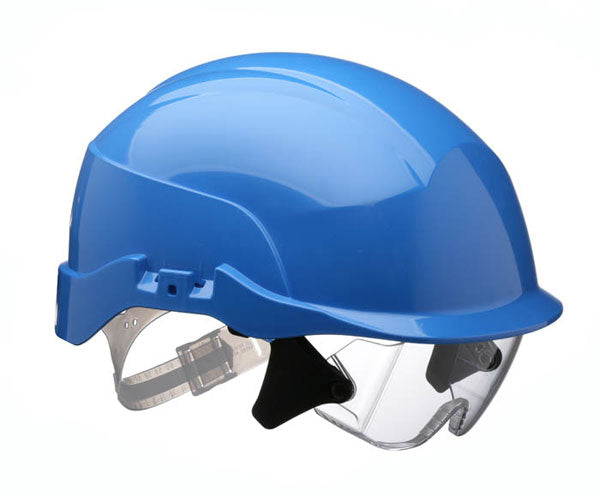 Centurion Spectrum Safety Helmet With Integrated Eye Protection. (Each)