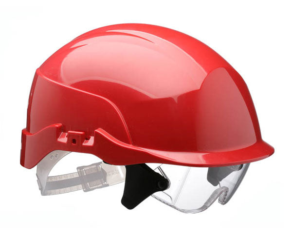 Centurion Spectrum Safety Helmet With Integrated Eye Protection. (Each)