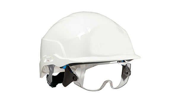Centurion Spectrum Safety Helmet With Integrated Eye Protection. (Each)