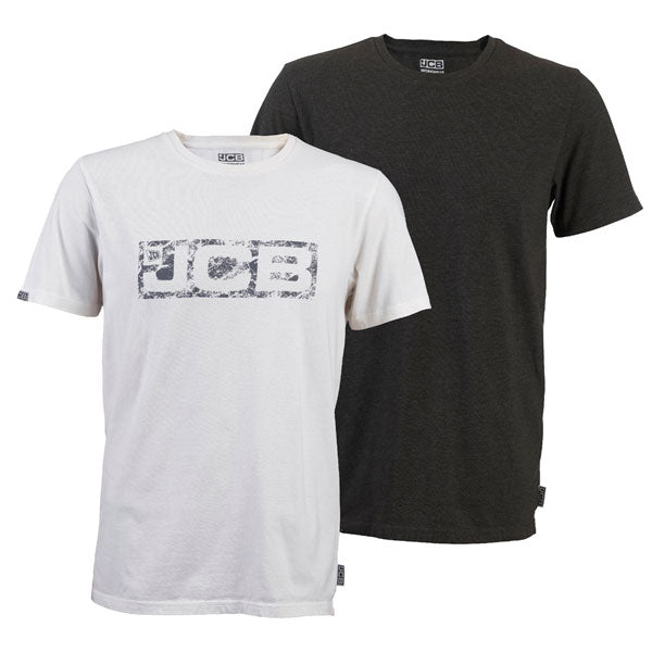 Jcb Workwear Essential Twin Pack T-Shirts. (Each)