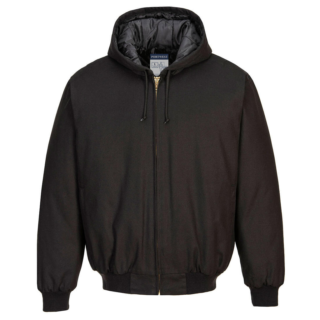 Portwest Duck Quilt Lined Hooded Jacket- Style DC801