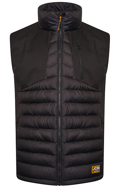 Jcb Workwear Trade Hybrid Padded Gilet. (Each)