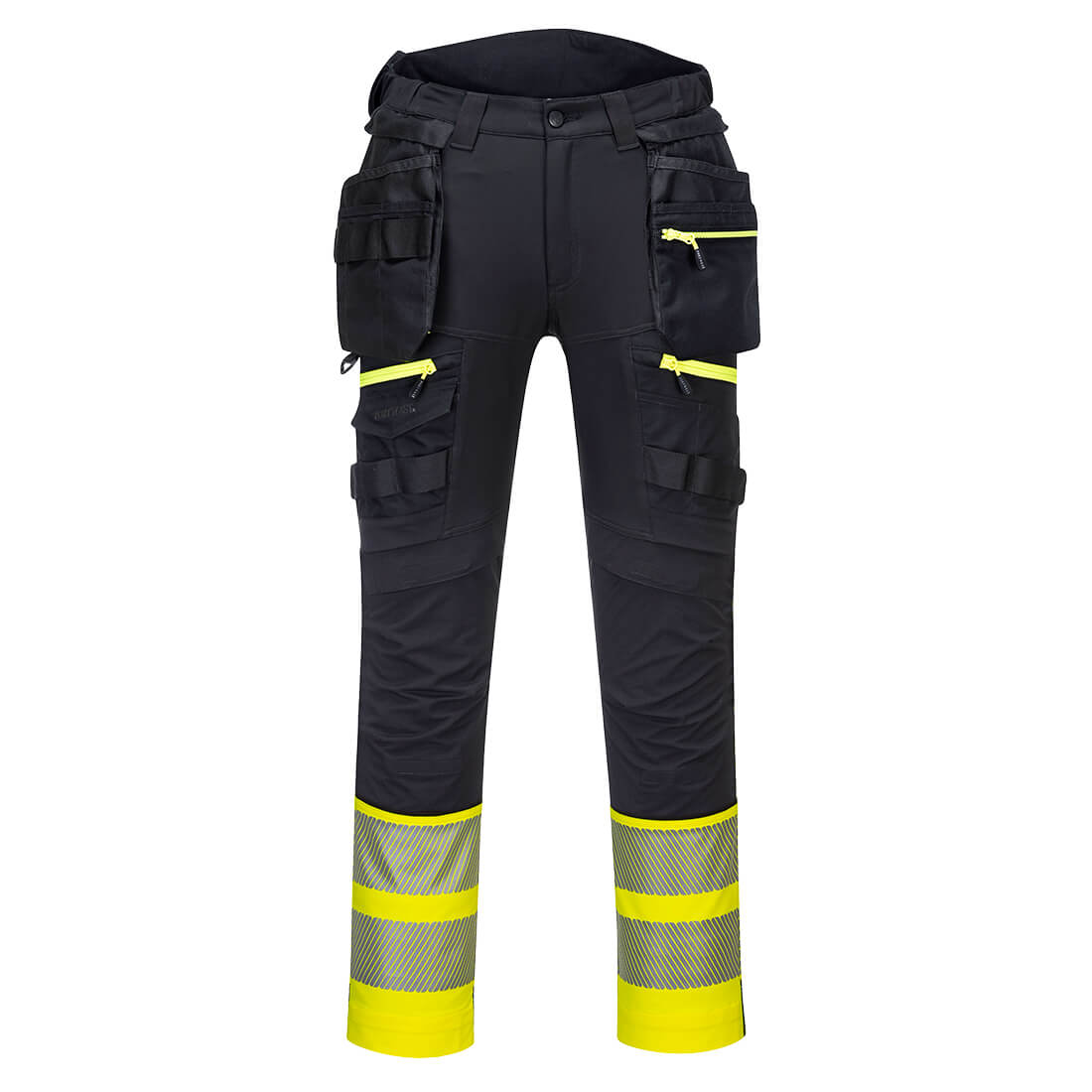 Portwest DX4 Hi-Vis Detachable Holster Pocket Class 1 Trousers- Style DX445