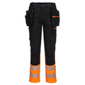 Portwest DX4 Hi-Vis Class 1 Detachable Holster Pocket Craft Trousers- Style DX457