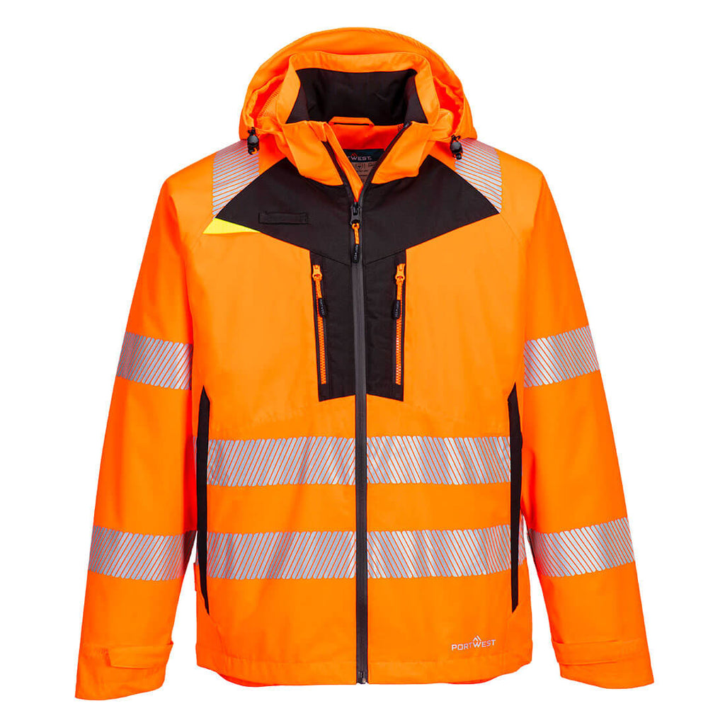 Portwest DX4 Hi-Vis Rain Jacket 