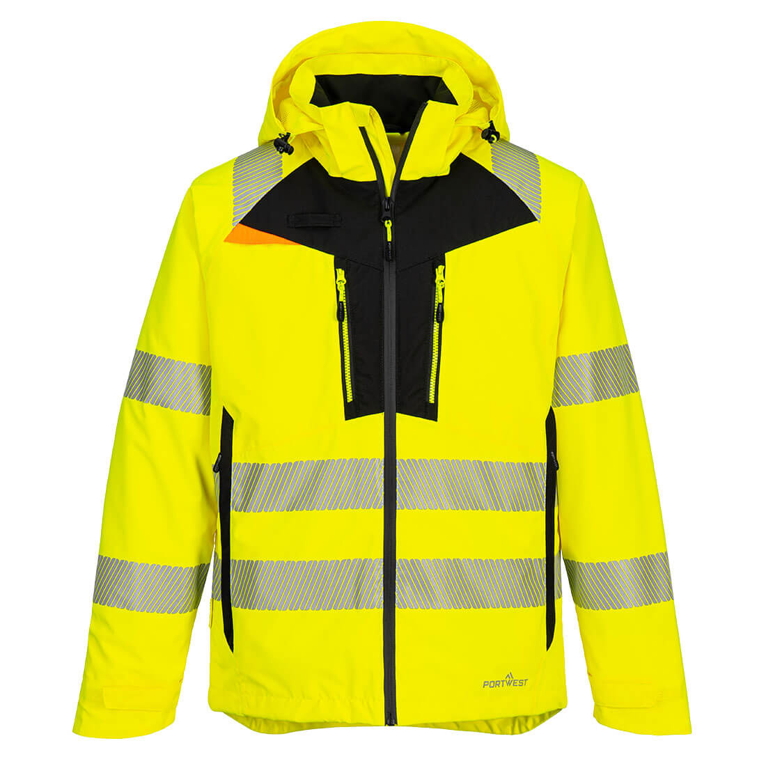 Portwest DX4 Hi-Vis Rain Jacket - Style DX462