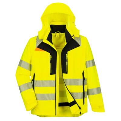 Portwest DX4 Hi-Vis 4-in-1 Jacket- Style DX466