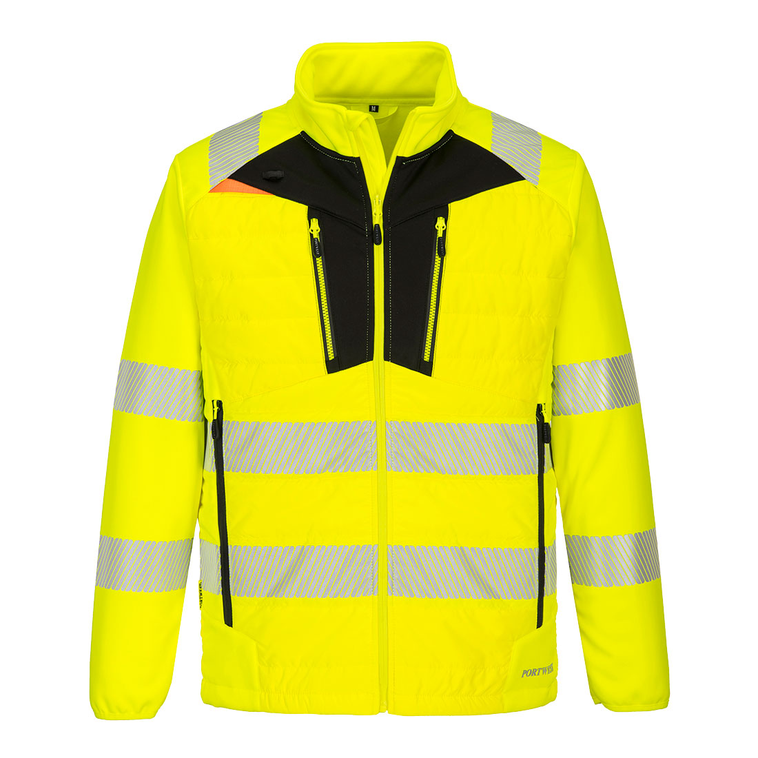 Portwest DX4 Hi-Vis Hybrid Baffle Jacket- Style DX473