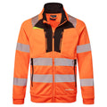 Portwest DX4 Hi-Vis Funnel Neck Zipped Sweatshirt- Style DX477