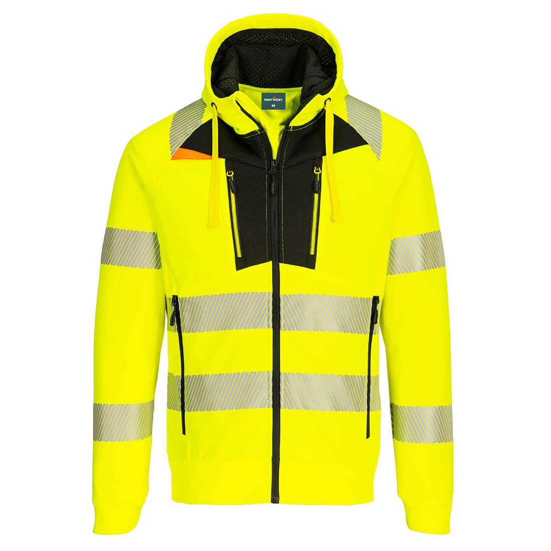 Portwest DX4 Hi-Vis Zip Hoodie- Style DX484