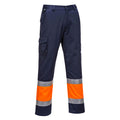 Portwest Hi-Vis Contrast Class 1 Service Trousers- Style E049
