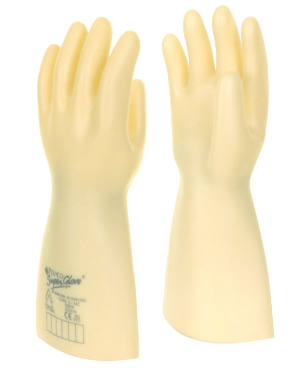 Polyco Electrician Gauntlet Glove Class 0. (Pair)