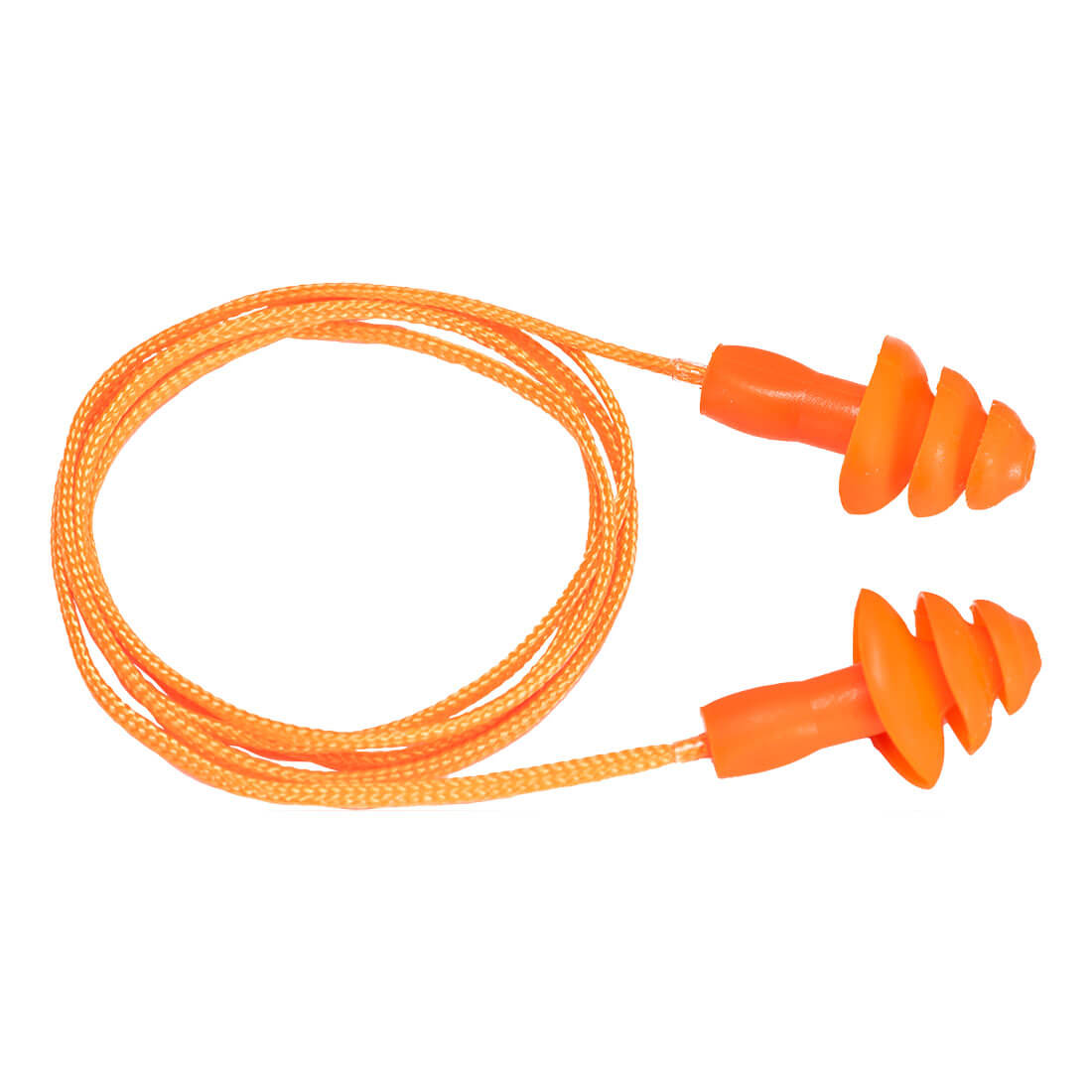 Portwest Reusable Corded TPR Ear Plugs (50 Pairs)- Style EP04