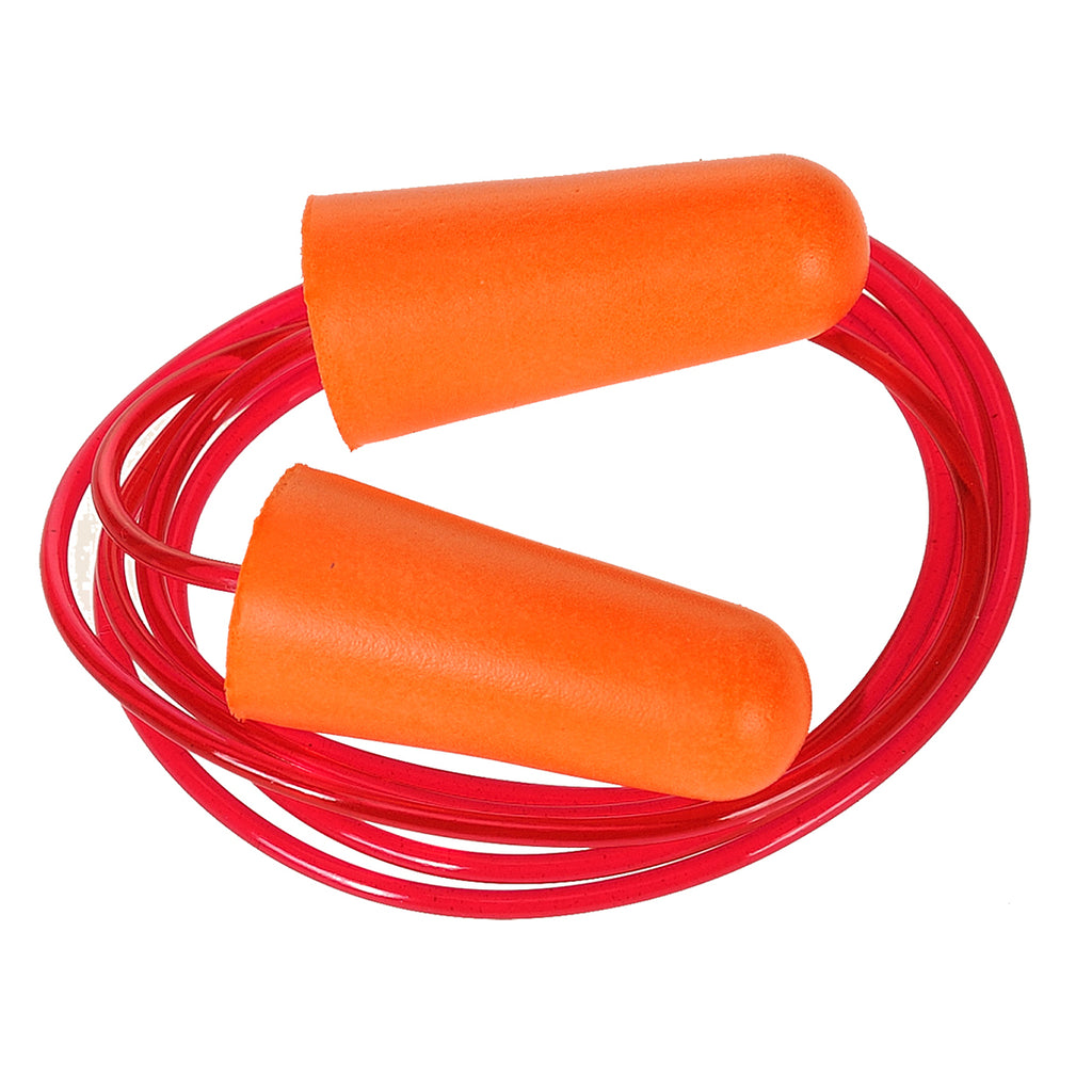 Portwest Corded PU Foam Ear Plugs (200 Pairs)- Style EP08