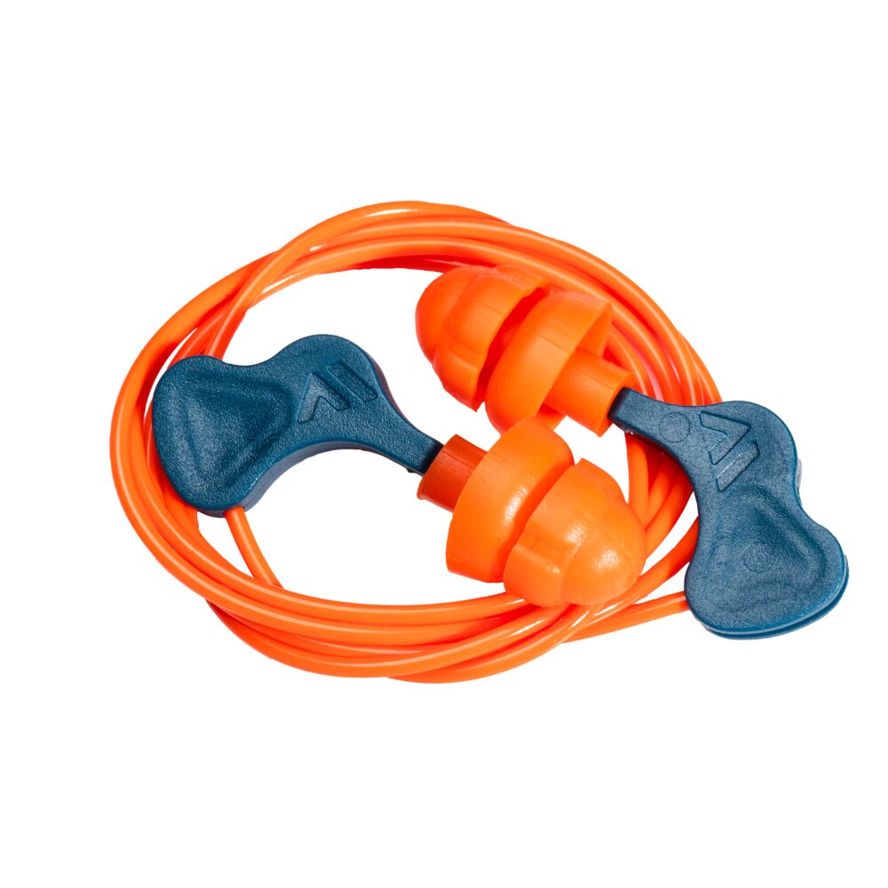Portwest Easy Fit TPR Ear Plugs (50 Pairs)- Style EP23